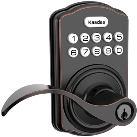 Kaadas KS04 Electronic Lever Lock Oil Rubbed - Bronze