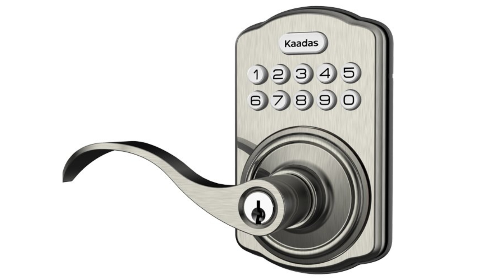 Kaadas KS04 Electronic Lever Lock - Satin Nickel