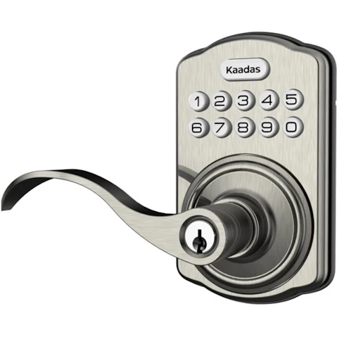 Kaadas KS04 Electronic Lever Lock - Satin Nickel