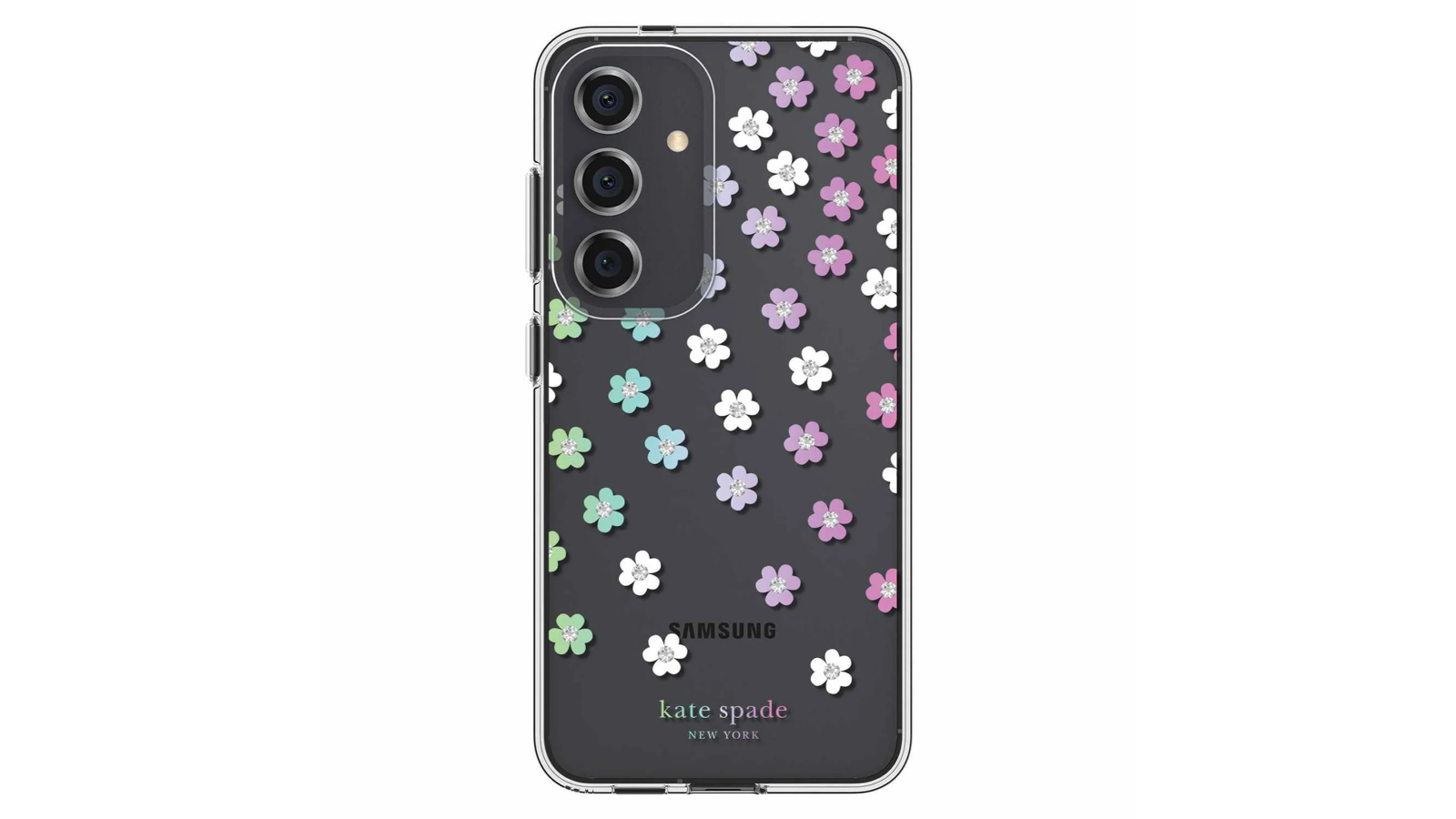 Kate Spade NY Scattered Flowers Case for Samsung Galaxy S24 - Clear