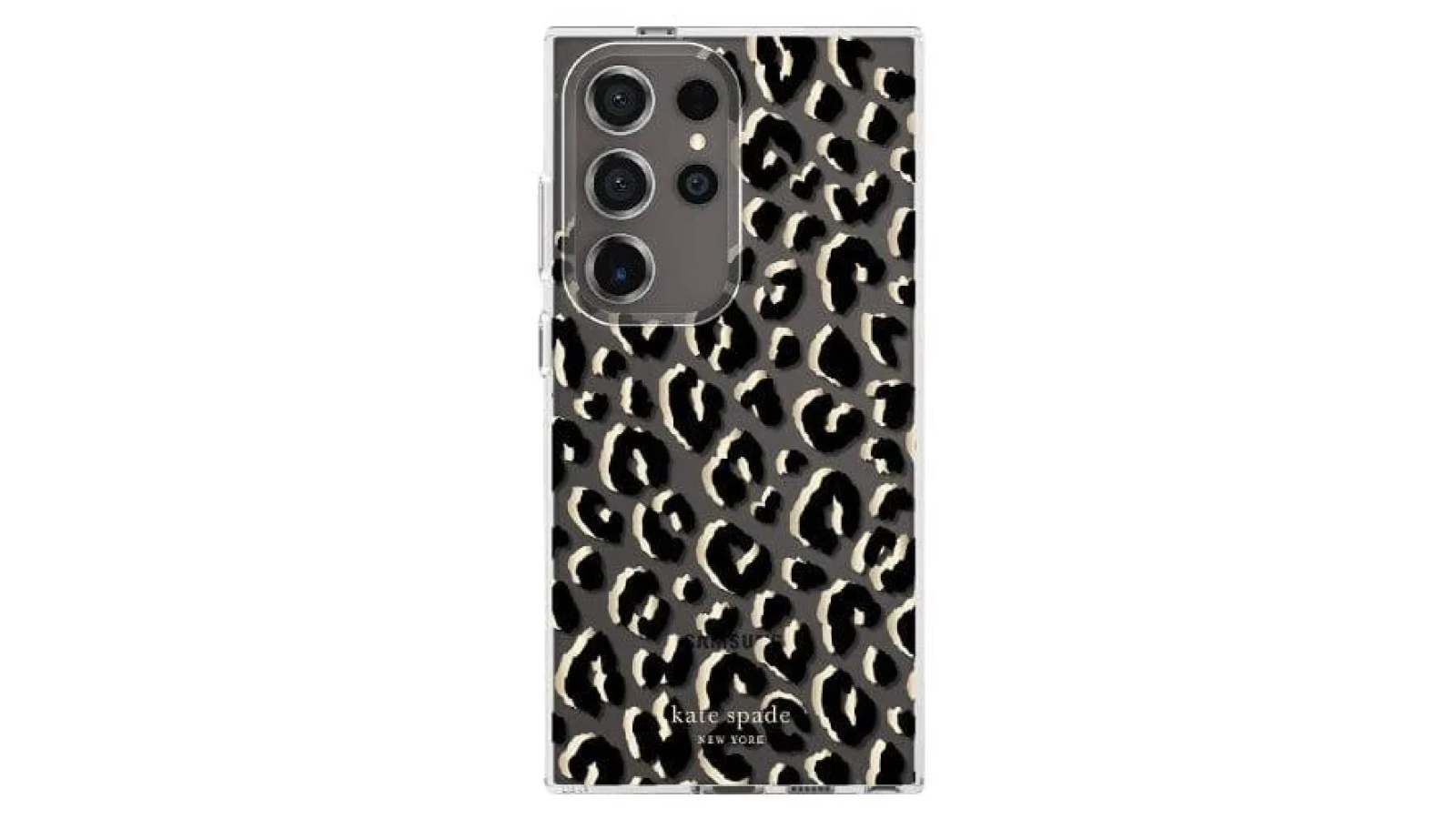 Kate Spade NY City Leopard Case for Samsung Galaxy S24 Ultra - Clear