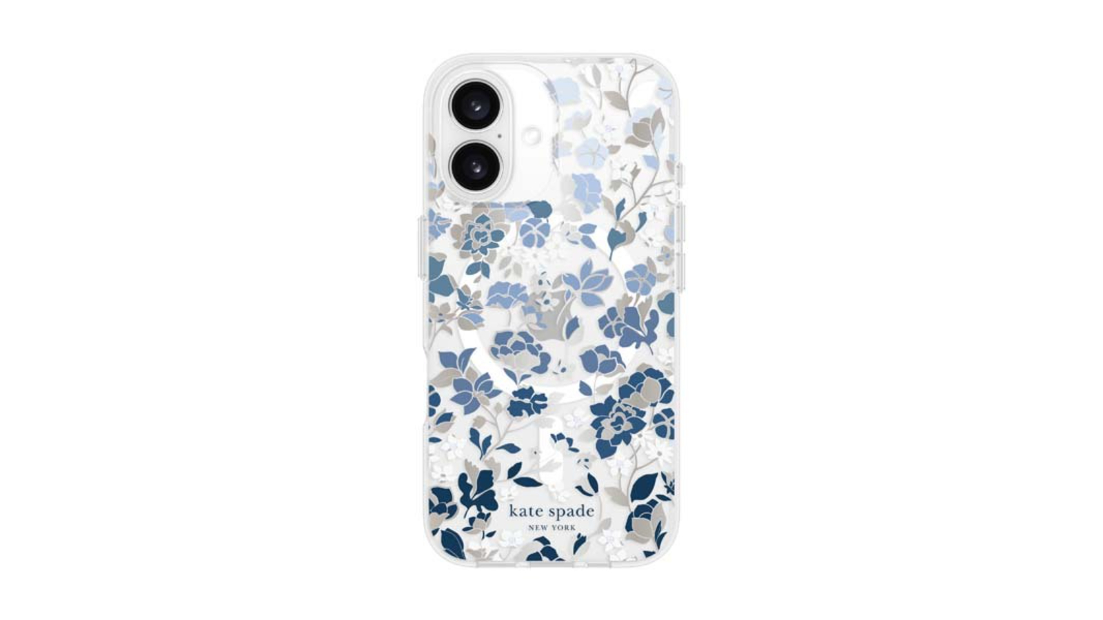 Kate Spade MagSafe Case for iPhone 16 - Flowerbed Blue