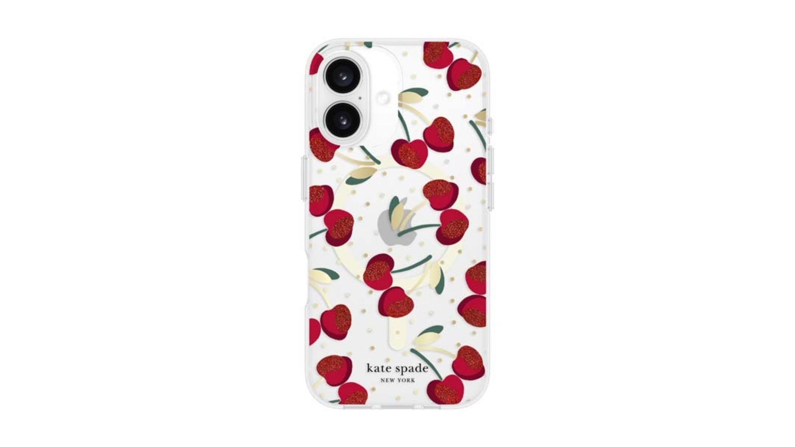 Kate Spade MagSafe Case for iPhone 16 - Cherry Dot