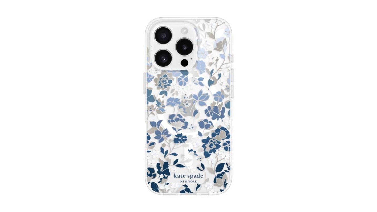 Kate Spade MagSafe Case for iPhone 16 Pro - Flowerbed Blue