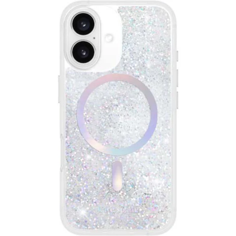 Kate Spade MagSafe Case for iPhone 16 - Liquid Glitter