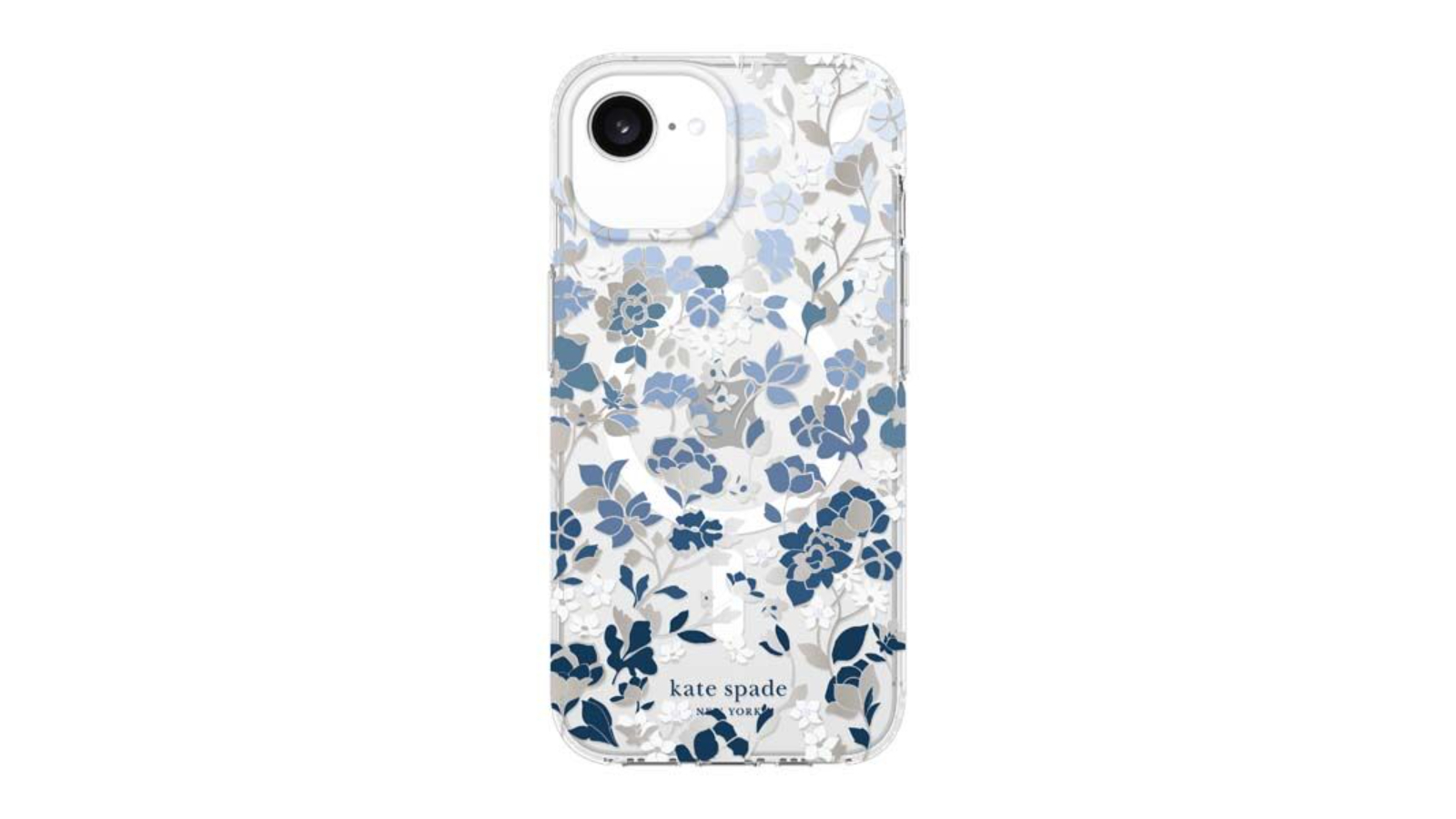 Kate Spade MagSafe Case for iPhone 16e/15/14/13 - Flowerbed Blue