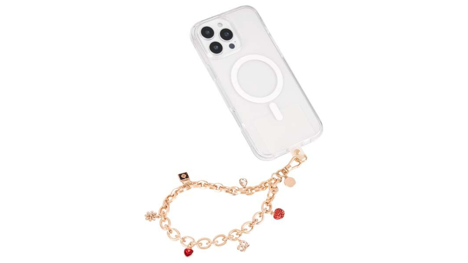 Kate Spade Gold Phone Charm Wrist Strap