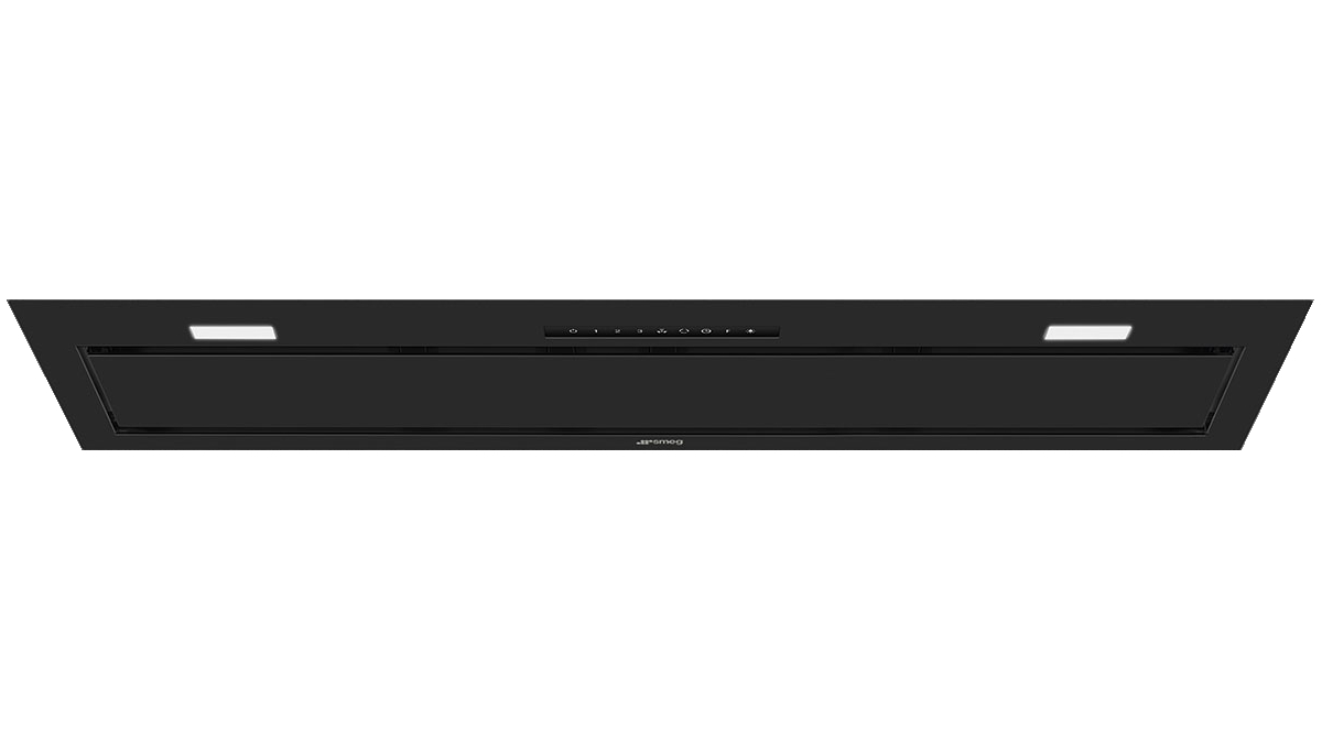 Smeg 90cm Integrated Rangehood - Matte Black