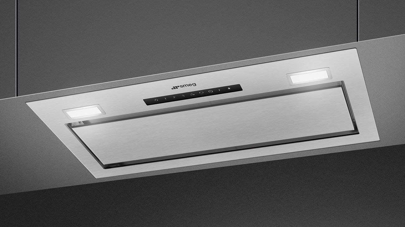 Smeg 60cm Integrated Rangehood Stainless Steel Harvey Norman