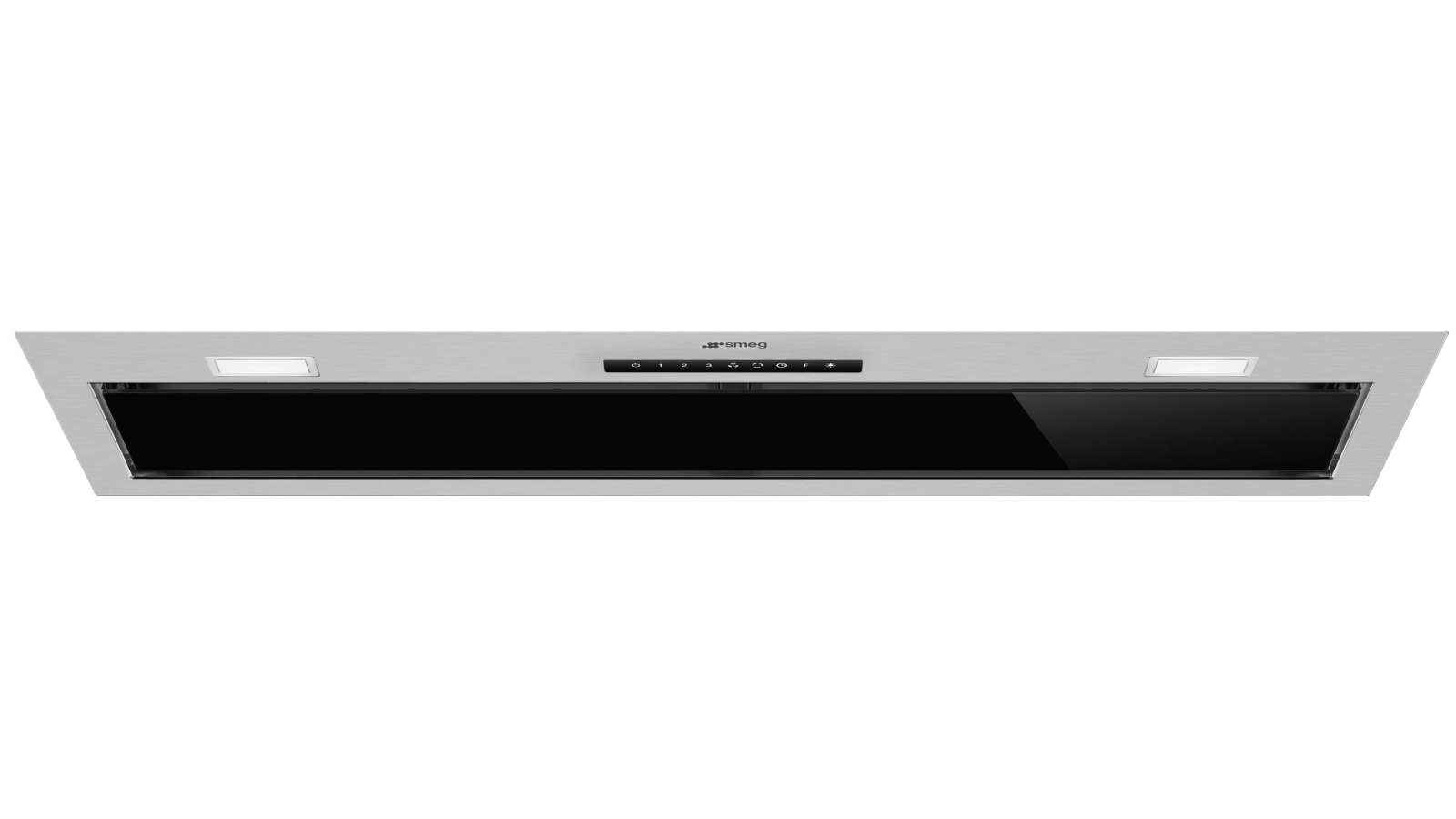 Smeg 90cm Undermount Rangehood with Autovent 2.0 - Black Glass