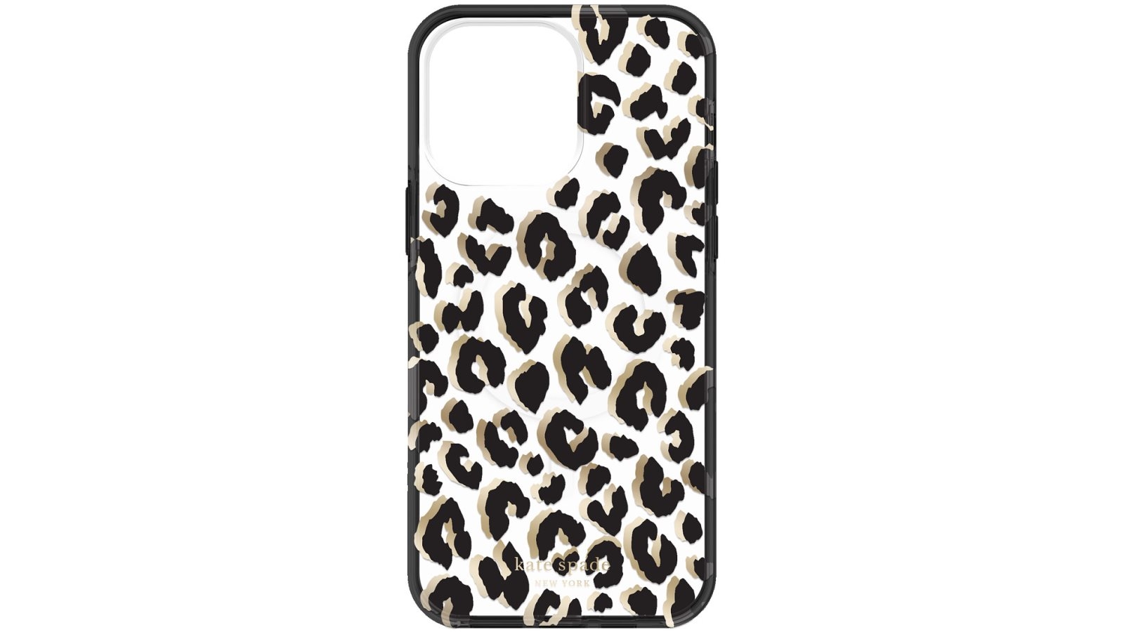 Kate Spade New York - Protective Hardshell MagSafe Case for iPhone 14 Pro Max - Chunky Glitter Rose Gold