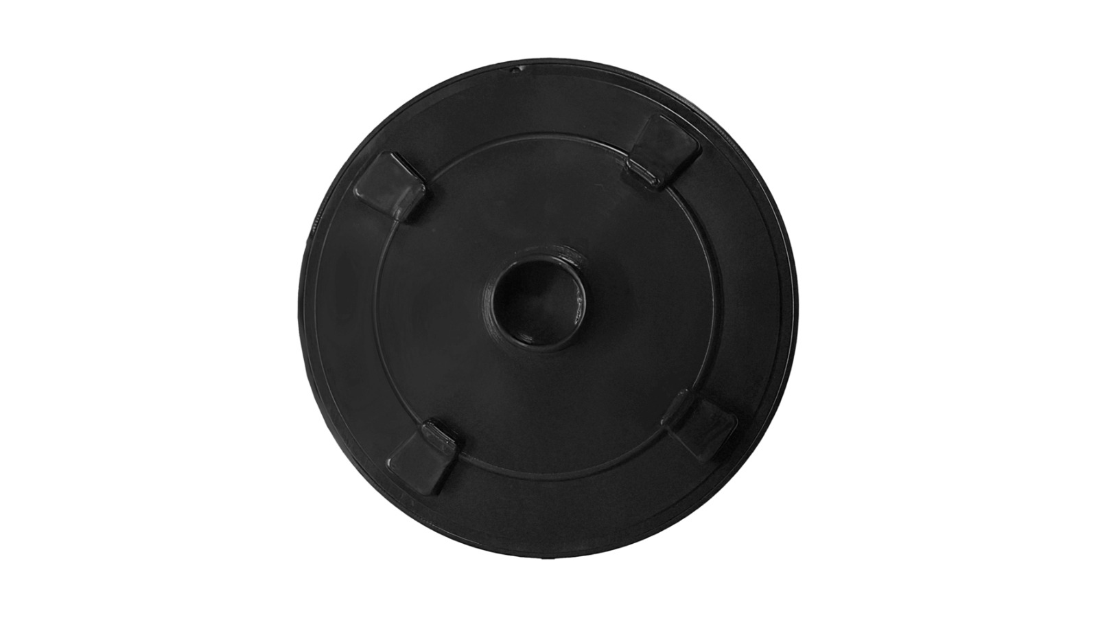 Abey Kitchen Sink Waste Cover - Matte Black
