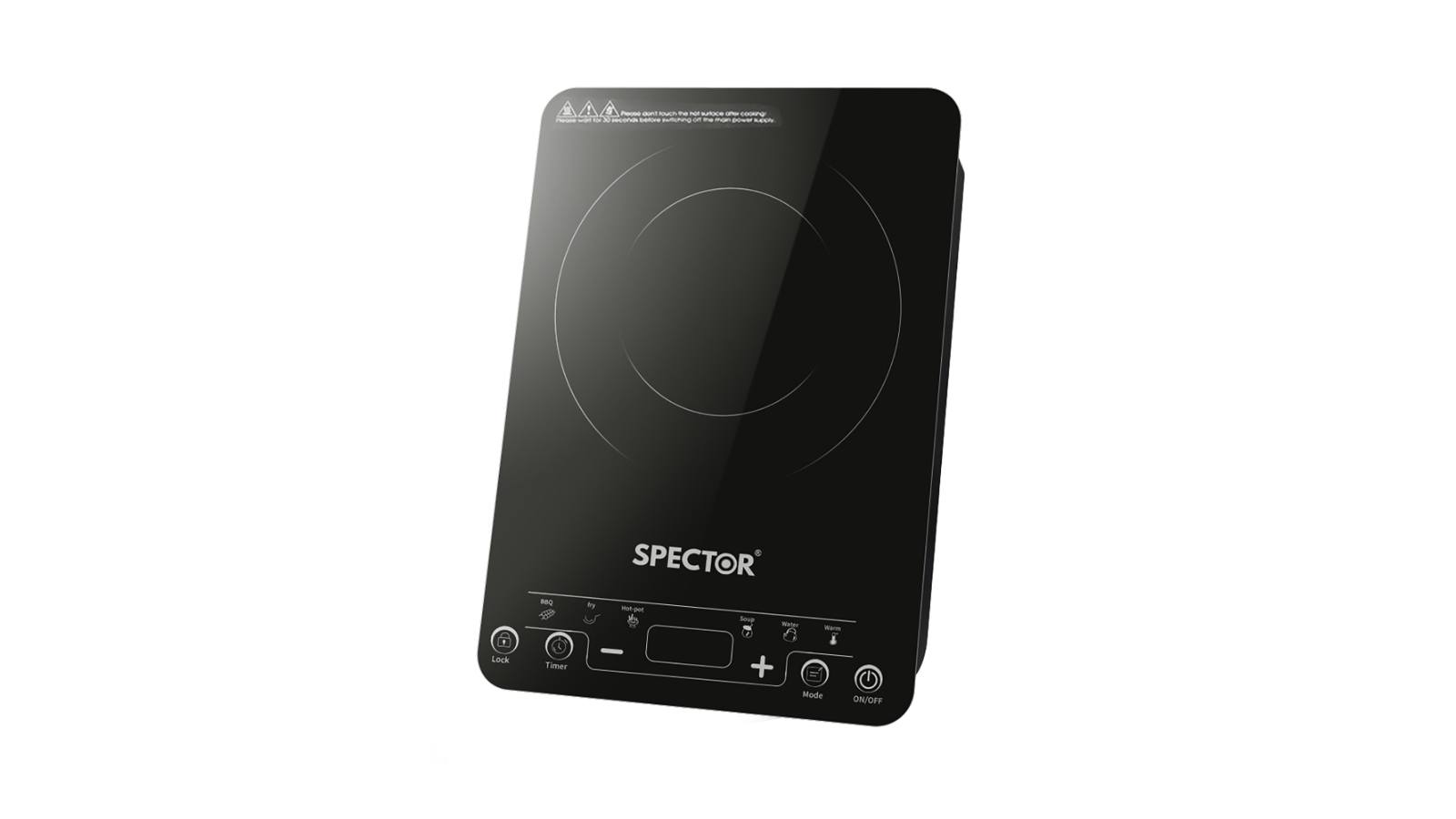 Spector Single Burner Electric Induction Cooktop - Black