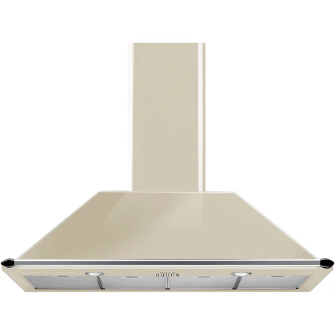 Smeg Victoria 110cm Wallmount Canopy Rangehood - Cream