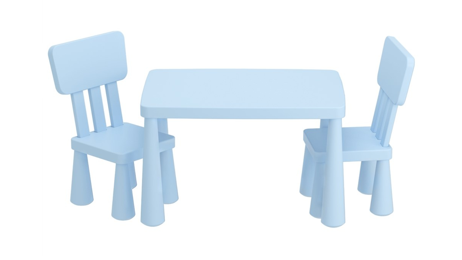 Keezi Kids Table and Chairs Set - Blue
