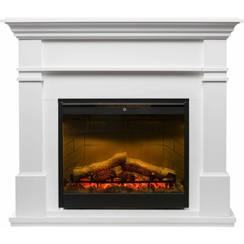 Dimplex Kenton Electraflame White Complete Suite Electric Fireplace - 2kW