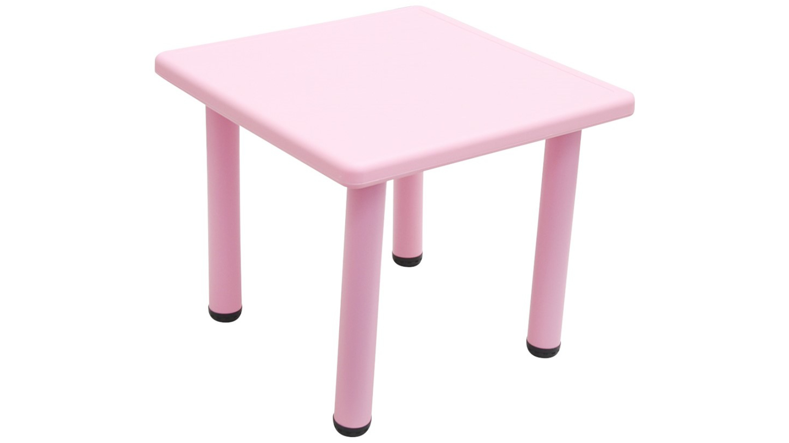 HelloDeal Kids Adjustable Square Table - Pink