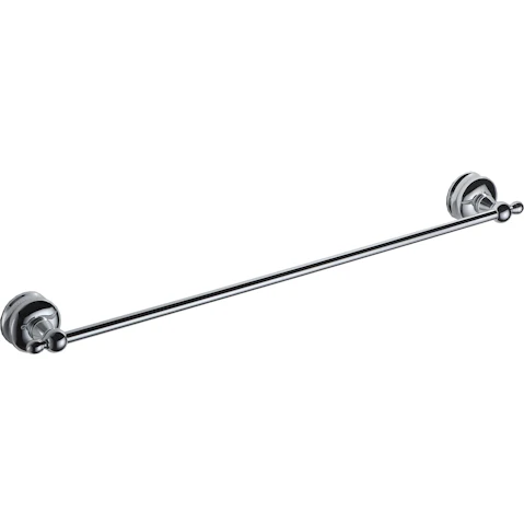 PLD Hampton 800mm Single Towel Rail - Chrome