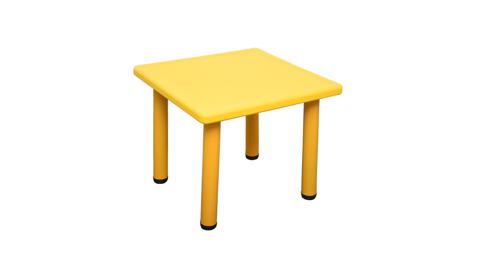 HelloDeal 60 x 60cm Kids Square Playing Study Table - Yellow