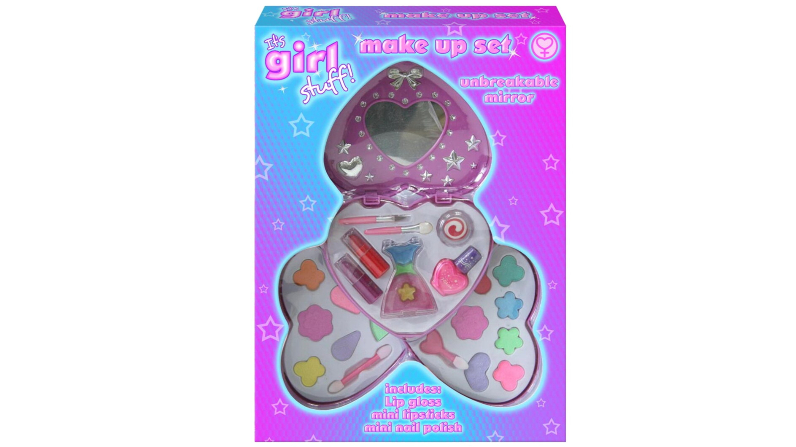 It's Girl Stuff Make Up Set with Mirror