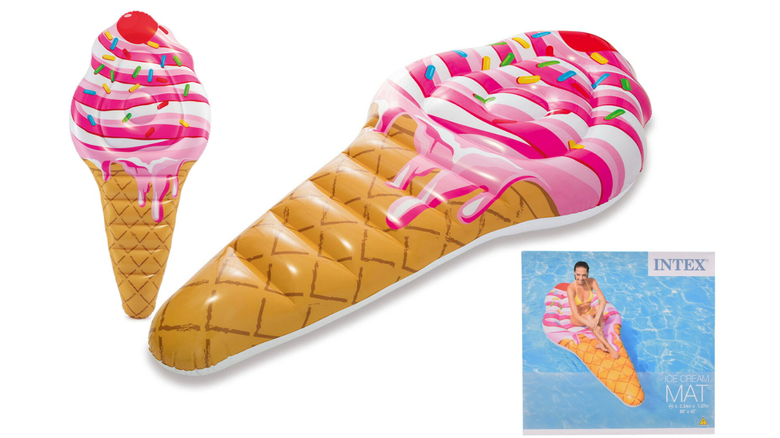 ※ Pool Mat Intex Ice Cream Mat Buy Intex ZX-58762 Cream Mat