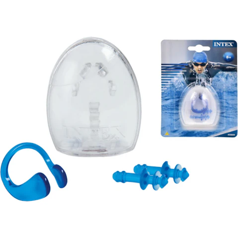 Intex Ear Plug and Nose Clip Combo Set