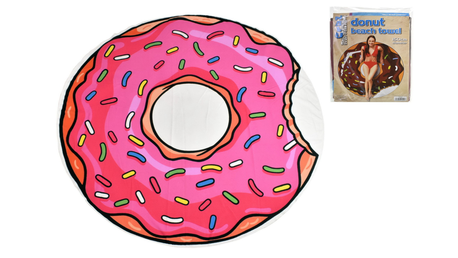Nalu Donut Microfibre Beach Towel