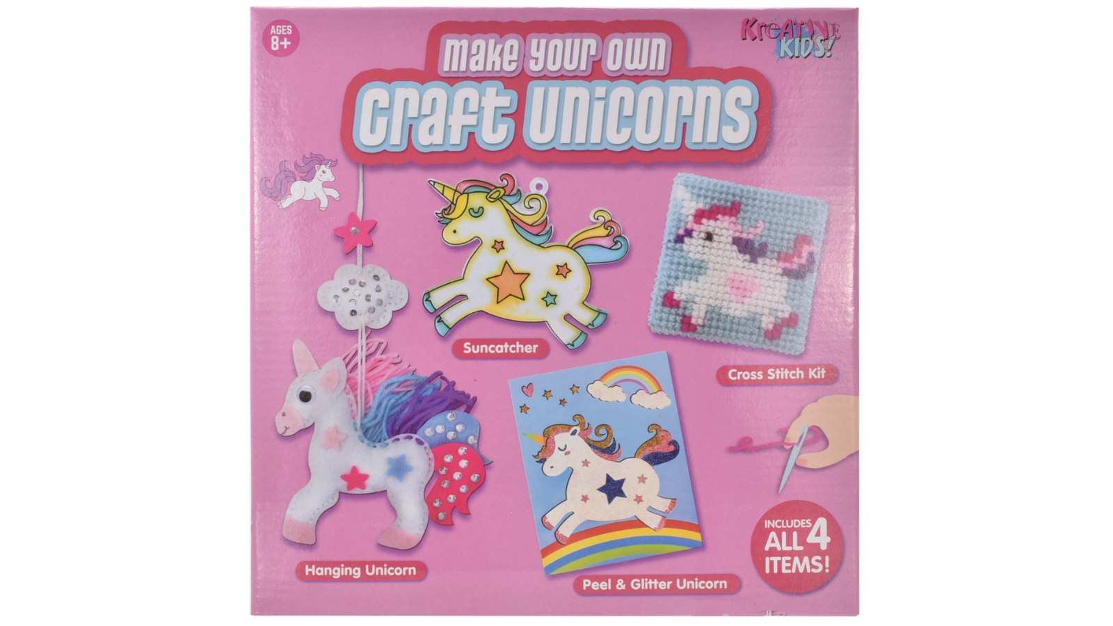 Kreative Kids Make Your Own 4-in-1 Craft Unicorn Playset