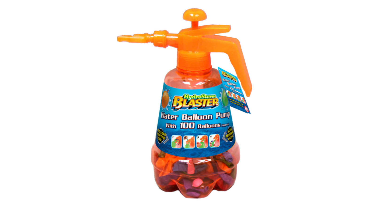 Summer Fun 100 Piece Balloon Water Pump - Orange