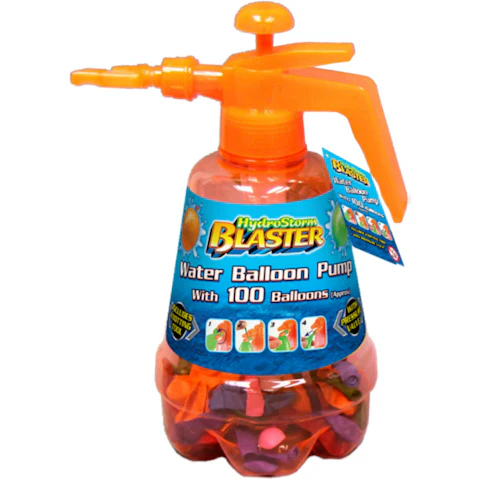Summer Fun 100 Piece Balloon Water Pump - Orange
