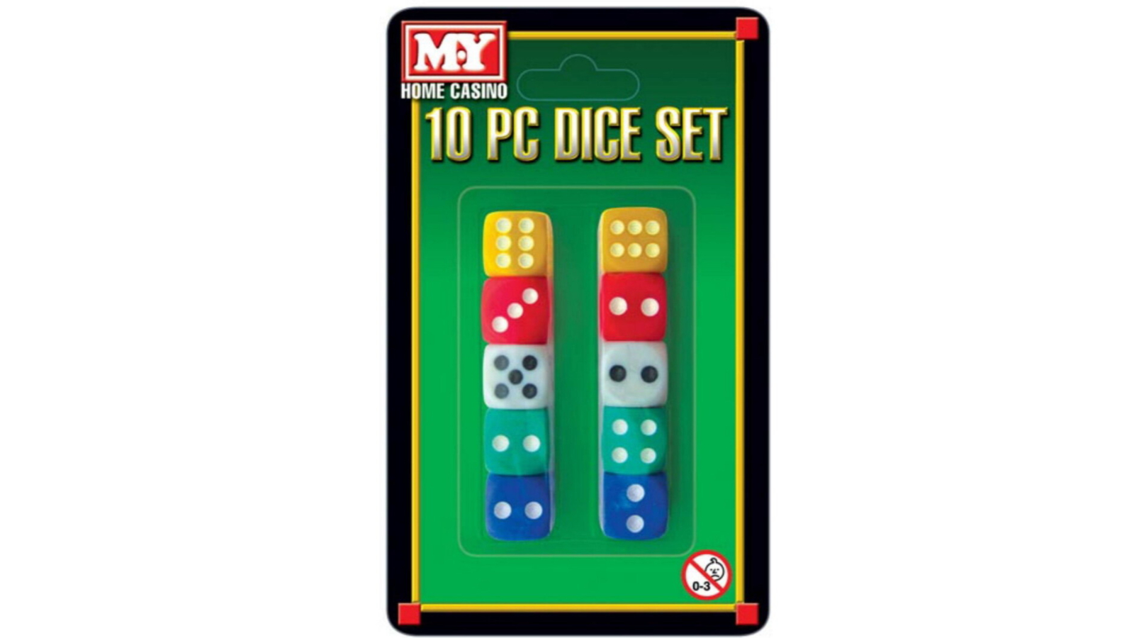 M.Y 10 Piece Dice Set