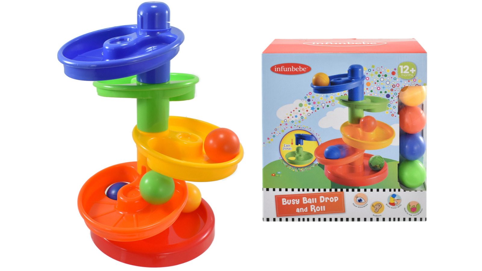 Infunbebe Busy Ball Drop and Roll Set