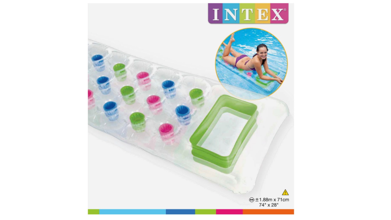 Intex 18-Pocket Suntanner Mat