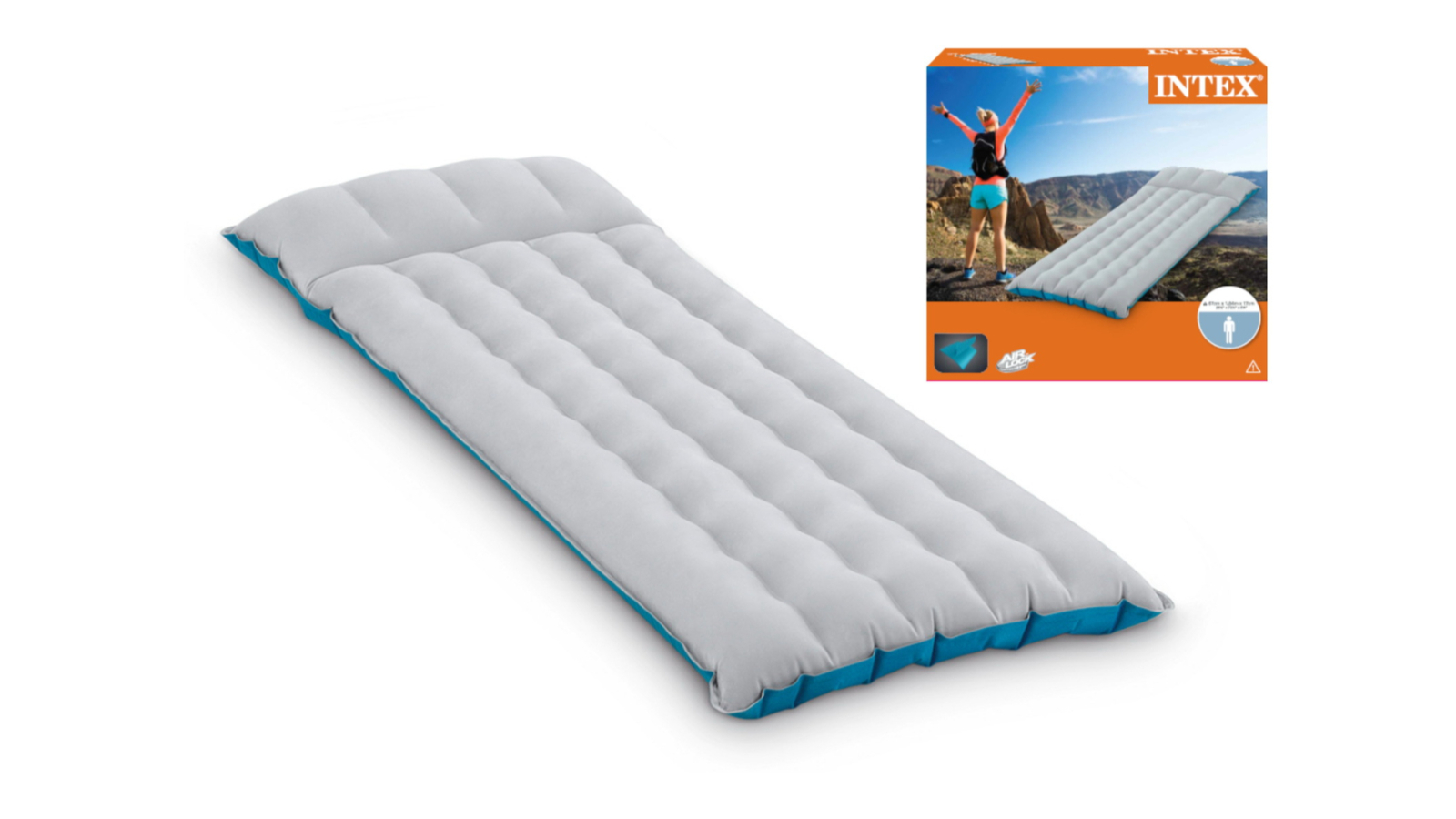 Intex Single Fabric Camping Air Bed Harvey Norman