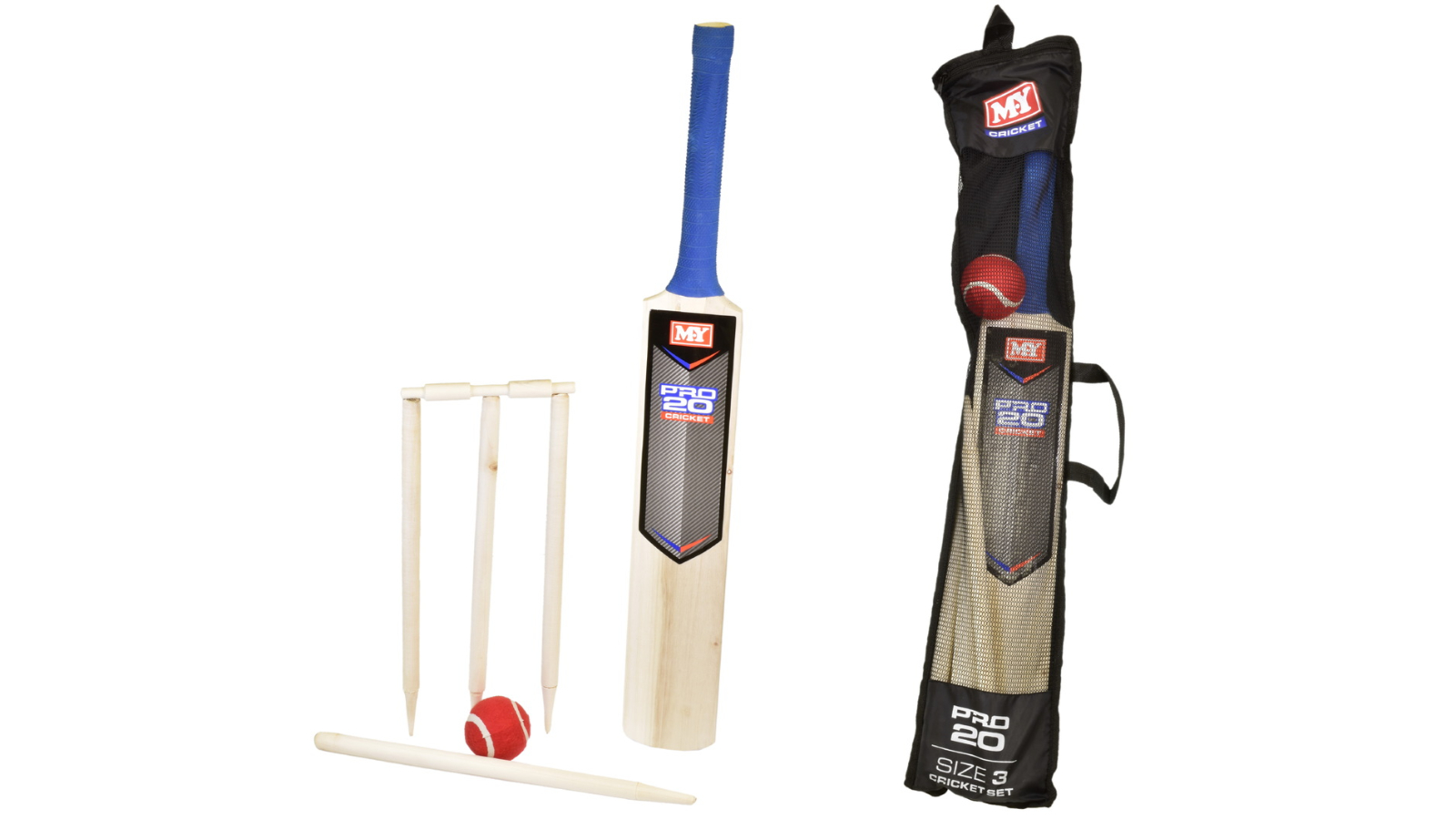 M.Y Size 3 Wooden Cricket Set for Kids 