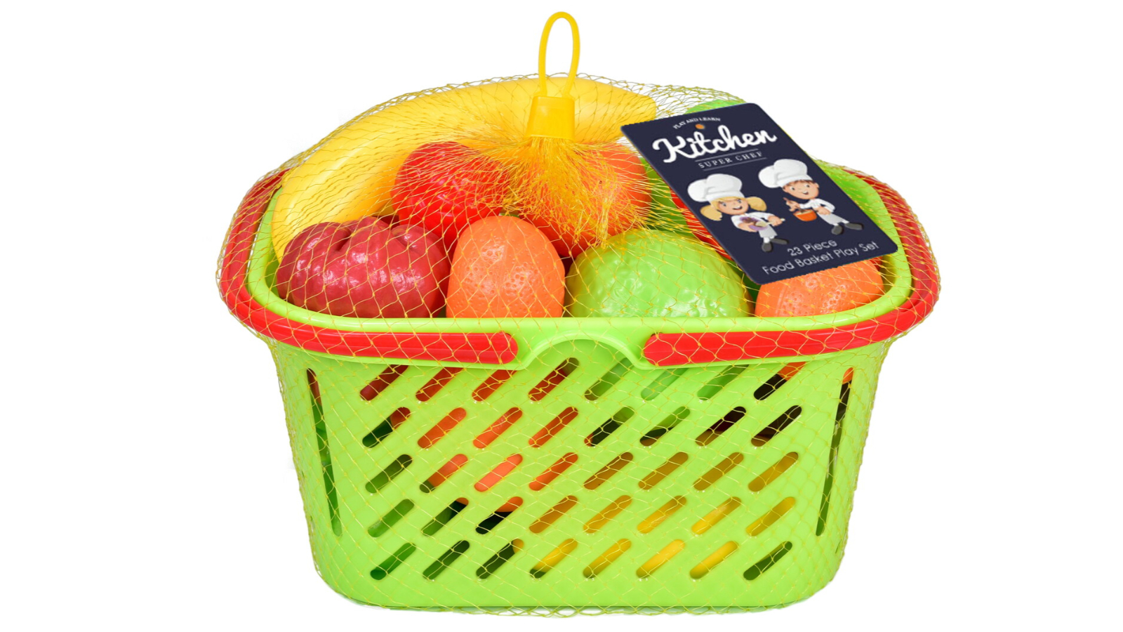 Kandy Toys 23 Piece Food Basket Playset