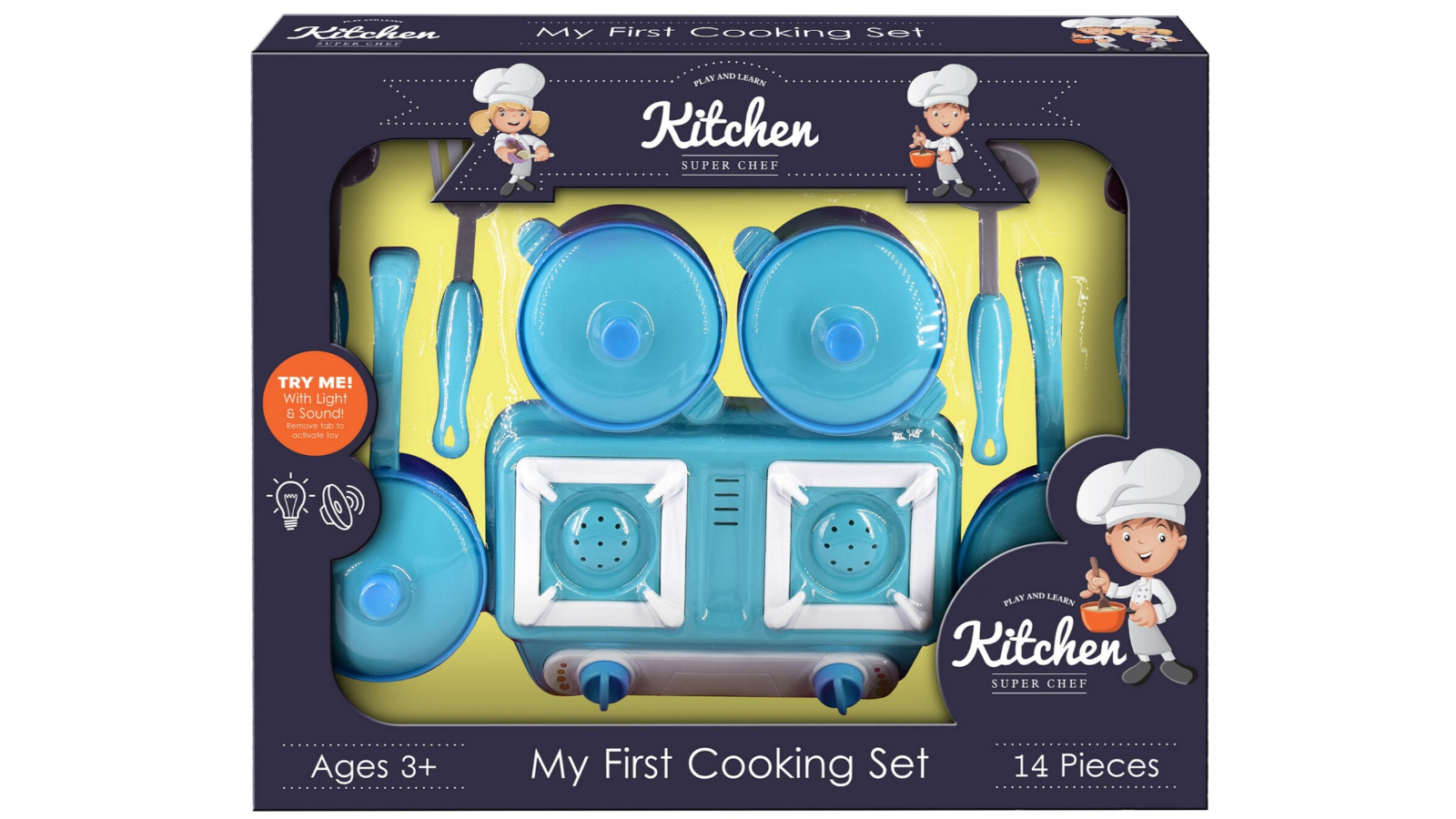 Kandy Toys 14 Piece Cooking Set