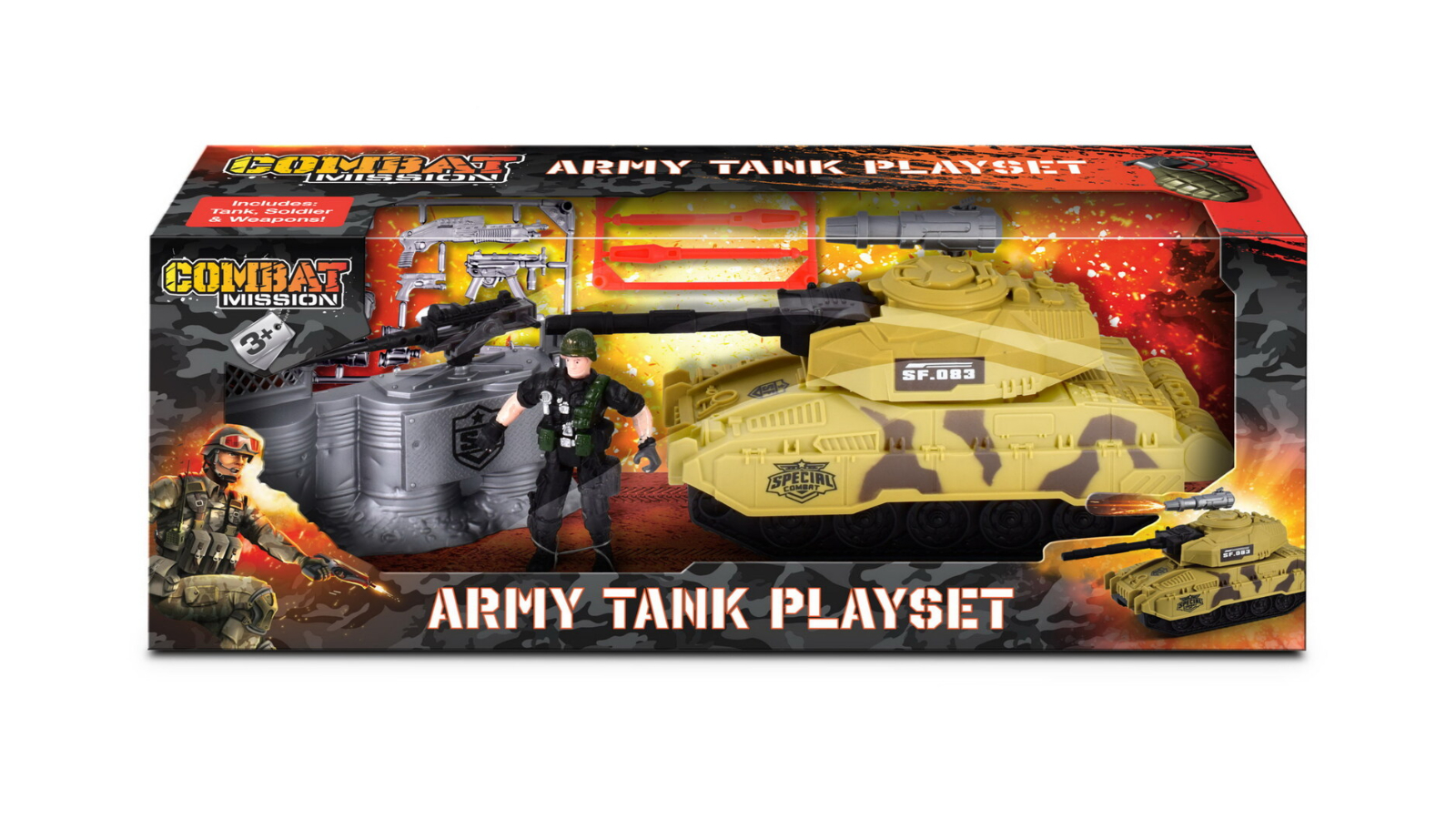 Kandy Toys Army Tank Playset | Harvey Norman