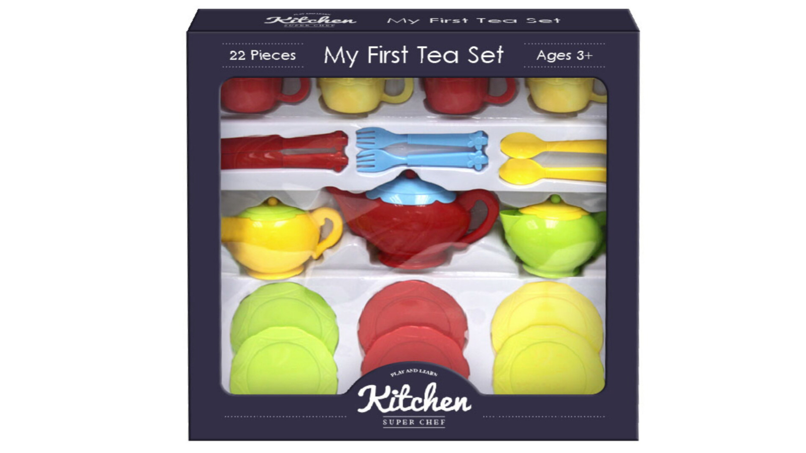 Kandy Toys 16 Piece Kitchen Tea Set 