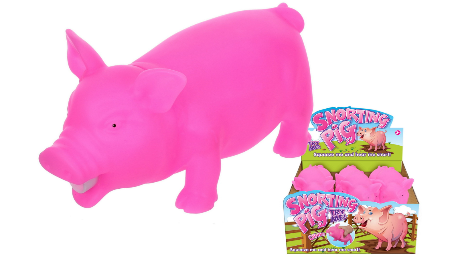 LOL Squidgy Snorting Pig Toy