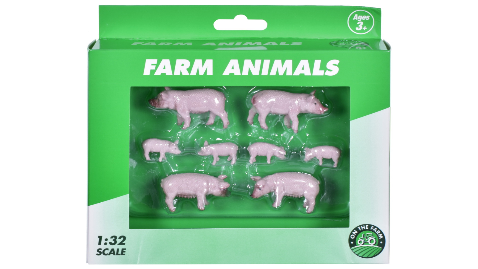Kandy Toys 8 Piece Farm Animal Pig and Piglet