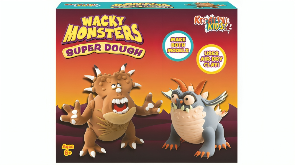 Kreative Kids 2-in-1 Wacky Monster Super Dough Playset