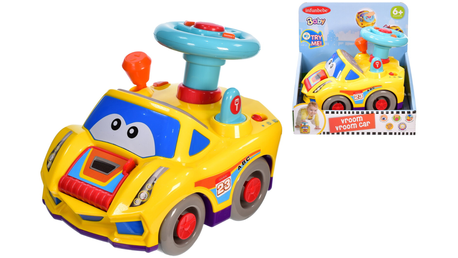 Infunbebe Vroom Vroom Baby Toy Car