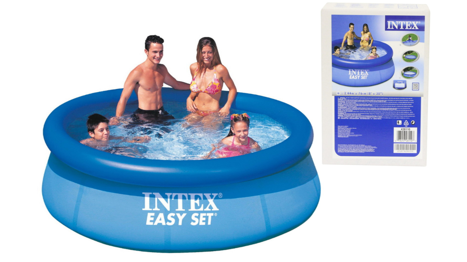Quick Set Inflatable Pool Set Complete Intex Easy Set Inflatable Swimming Pool | Harvey Norman