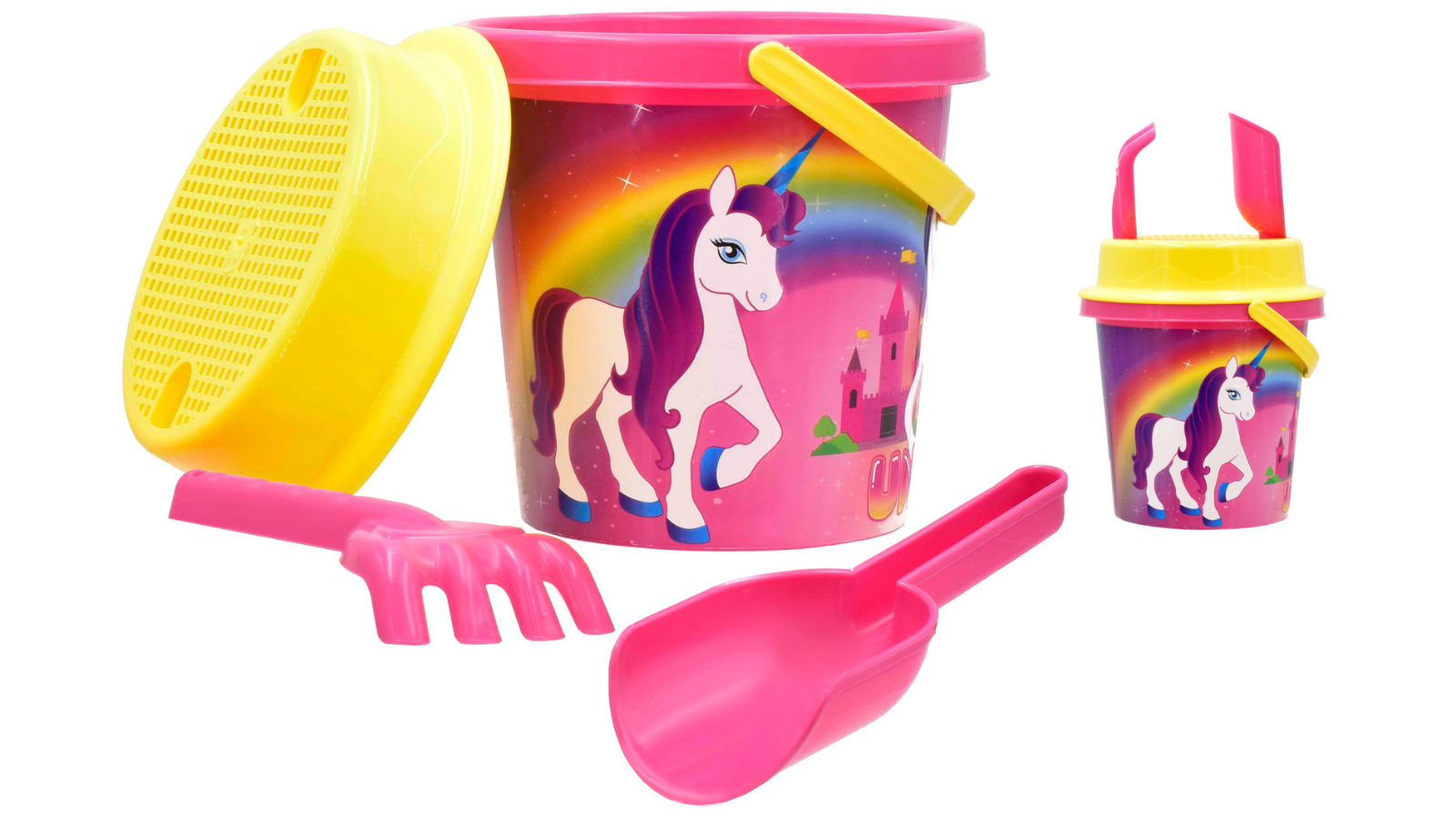Kandy Toys 17cm Unicorn Mid Size Bucket Set