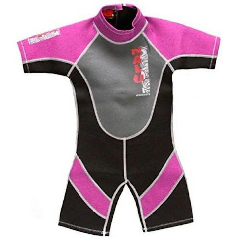 NALU 26inch Child Shortie Chest Wetsuit - Pink