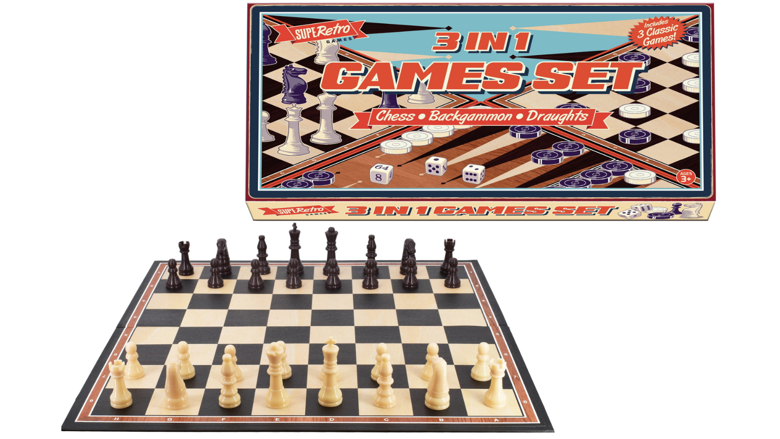 Retro 3-In-1 Game Set