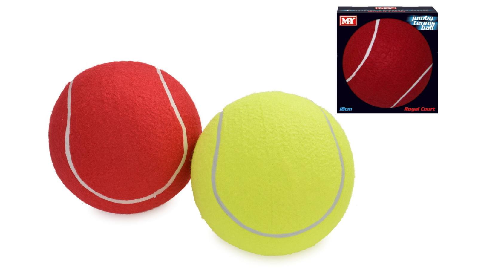 Pack of Jumbo Tennis Ball 7inch Harvey Norman