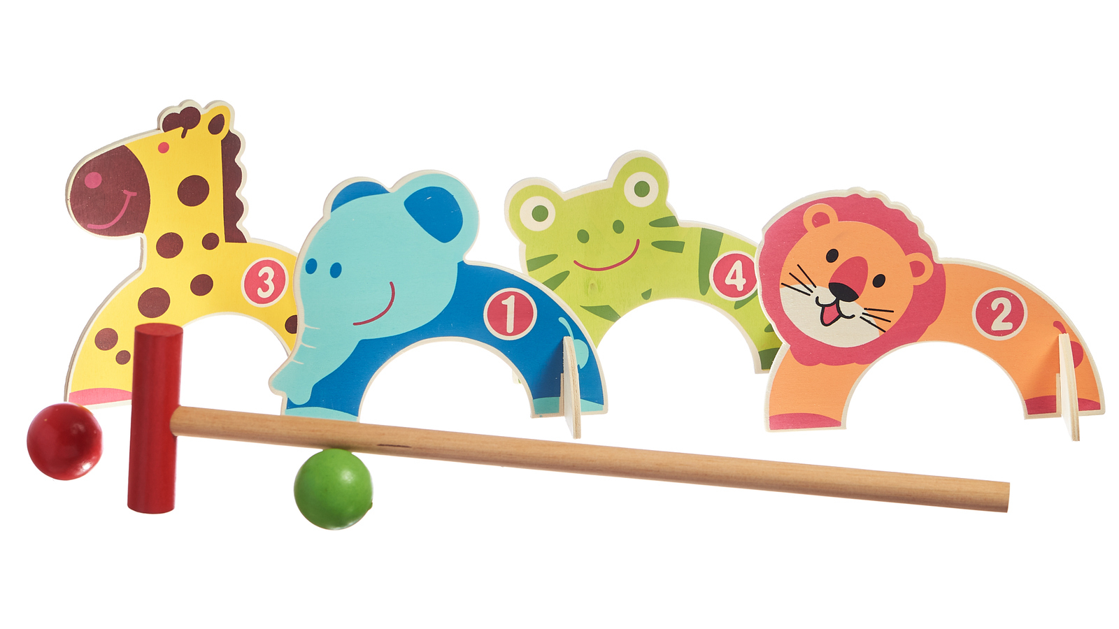 IHart Toys Wooden Animal Croquet