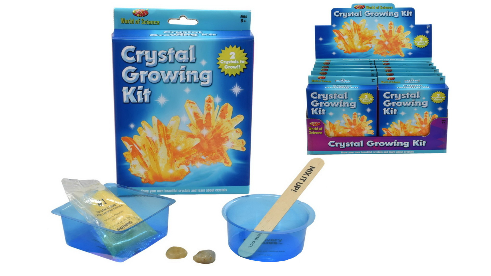 World of Science Crystal Growing Science Kit